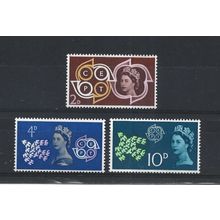 GB.European Postal and Telecommincations set of 3.Mounted Mint.Jul25a