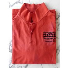 Sevenoaks Waterpolo Team Issue Mens Polo T-Shirt XL Casual Top Cotton Sports Red
