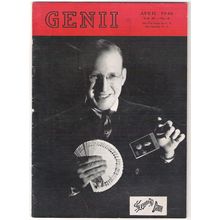 Vintage Genii Magazine for Magicians Vol 10, No 8, April, 1946 –John Brown Cook