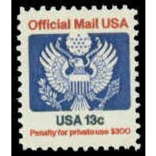 O129 13c Eagle Fine MNH G0609