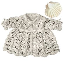 Baby Knitting Pattern Pippy Shell Lace Set Coat Bonnet Booties 22” 3ply Wool