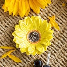 Trinket Dish - Sunflower Design Trinket Dish