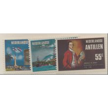 Netherlands Antilles Stamps Scott #385 To 387, Mint Hinged