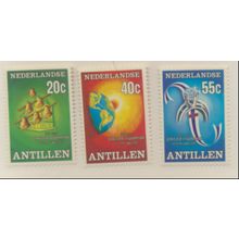 Netherlands Antilles Stamps Scott #397 To 399, Mint Never Hinged