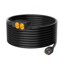 30-Amp Generator Extension Cord, 25 Feet, 125V 3750W Heavy Duty Generator Ou...
