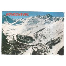 COURCHEVEL used postcard 1984 postmark =