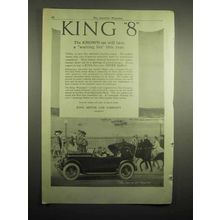 1918 King 8 Car Ad - Will Have a Waiting List This Year