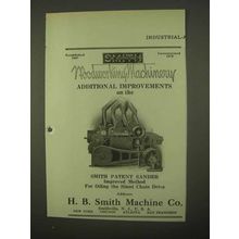 1922 H.B. Smith Patent Sander Ad - Woodworking