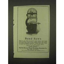 1922 Hall & Brown Band Saws Ad