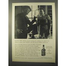 1966 Jack Daniel's Whiskey Ad - Started Making