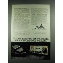 1976 Cobra 29 CB Radio Ad - If Your First Isn't a Cobra