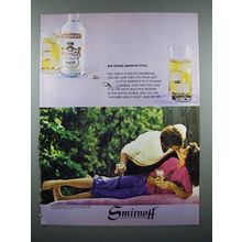 1980 Smirnoff Vodka Ad - Bar Tender Smirnoff Style