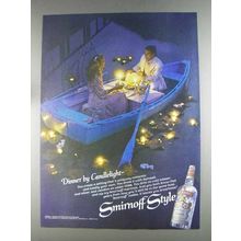 1980 Smirnoff Vodka Ad - Dinner by Candlelight