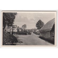 Bus Corner Winterbourne Stoke Postcard Wiltshire