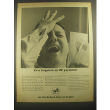 1967 Lloyds Bank Ad - Ever forgotten an HP payment