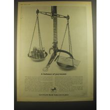 1967 Lloyds Bank Ad - A balance of payments