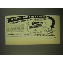 1952 Bomber Bait Co. Lures Advertisement