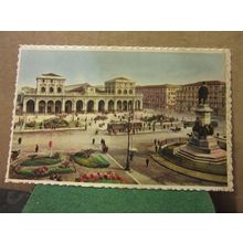STAZIONS CENTRALE, NAPOLI, NAPLES, ITALY unused postcard