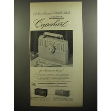 1952 Capehart Personal Portable Radio Ad - A new Personal Portable Radio by the