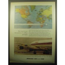 1959 Boeing 707 and 720 Jetliners Ad - Fast friend