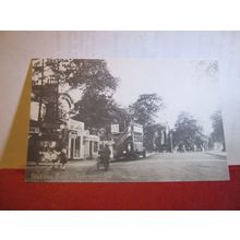 c.1924, STATION ROAD, SIDCUP, BEXLEY, LONDON unused museum postcard =