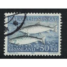 Greenland Atlantic Salmon 50Kr 1983 Canc SG#138 MI#140 Sc#141