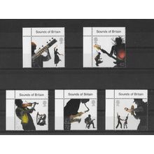 GB Stamps 2006 Sounds of Britain Marginal Set sg2667 - sg2671 MNH