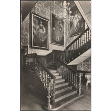 William & Mary Staircase, Treasurer's House, York, c.1960 - Walter Scott RPPC