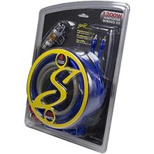 Stinger 4-Gauge Copper Amplifier Wiring Kit, 1200 Watt Sub Wiring Kit, Complete