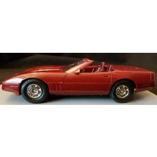 Vintage AMT Ertl 1988 Chevy Corvette Promo Dealer Model Dark RED 6095EO MIB