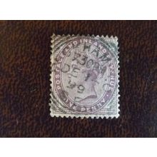 1881 GB Queen Victoria SG172 1d lilac fine used stamp Peckham SO SE Dec 14 1899