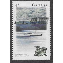 CAN 1993 43c 'RIVERS- ST LAWRENCE RIVER' (3RD SERIES) FINE USED (EBID71-266)