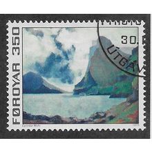 FAR 1975 350o 'MAP OF FAROE ISLANDS' FINE USED (EBID74-931)