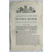 1868 Act of Parliament: judgements or decreets Courts
