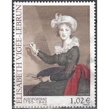 France 2002 Michel 3663 O Cote (2008) 2.00 € Elisabeth Vigée-Lebrun Autoportrait