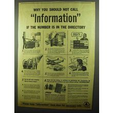 1942 Bell Telephone Ad - Should Not Call