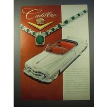1953 Cadillac Convertible Car Ad