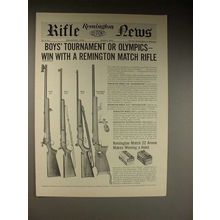 1962 Remington 40X, 513T, 521T, Intntl Free Rifle Ad