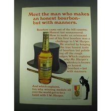 1969 I.W. Harper Bourbon Ad - Makes Honest