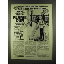 1972 Jay Norris Insta-Jet Propane Flame Gun Ad - Ice