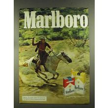 1972 Marlboro Cigarettes Ad - Marlboro Man, Cowboy