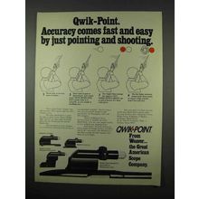 1975 Weaver Qwik-Point Sight Ad - Fast and Easy