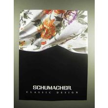 1991 Schumacher Fabric Ad - Classic Design