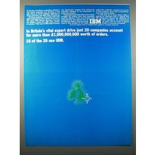 1965 IBM Computers Ad - In Britain's vital export drive