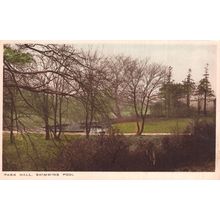 Park Hall Hostel Swimming Pool Mansfield Nottingham Old Postcard