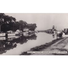 Basin End Shropshire Union Canal Real Photo Postcard