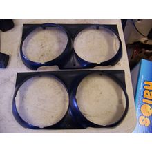 1970 CHRYSLER 300 PLASTIC HEADLIGHT RINGS #2949710 & 2949711