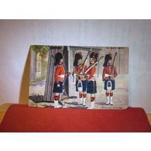RELIEVING SENTRIES, THE BLACK WATCH..... unused postcard by R Tuck 'Oilette' =