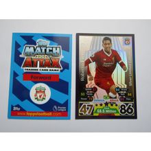 LE3S. Roberto Firmino LIMITED Liverpool - Match Attax 2017/18 Football Card EF1
