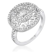 5 Ct Interlocking Circles Ring with CZ